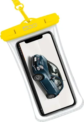 Produktbild von Celly SPROOFBAG500YL Wasserdichte Tasche Transparent, Gelb