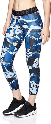 Produktbild von Leggings NIKE Forest Camo Crop Indigo Blau XS
