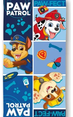 Obrázok produktu pre Detský uterák Paw Patrol – Psia partia
