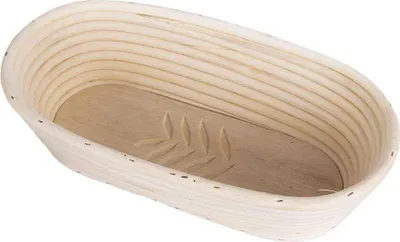 Produktbild von ORION Gärkörbchen Gärkorb Brotkorb aus Rattan BLATT 32x15x9
