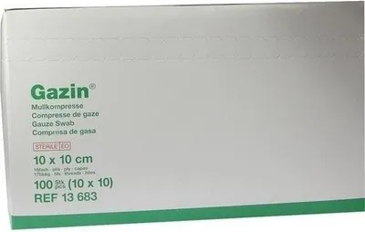 Produktbild von GAZIN Mullkomp.10x10 cm steril 16fach