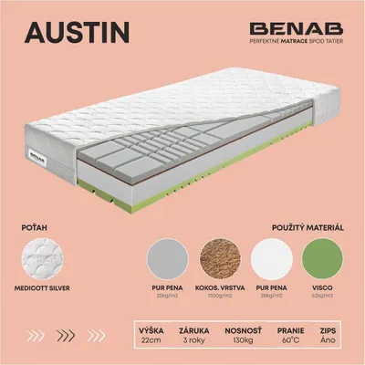 Obrázok produktu pre Benab Austin Matrac 180 x 200 cm