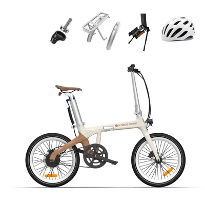 Image de ADO E-Bike Air Carbon, vélo électrique, vélo pliable, vélo électrique pour femmes/hommes, vélo, vélo pliable, transmission par courroie, écran LCD IPS, GPS, application ADO, 250W