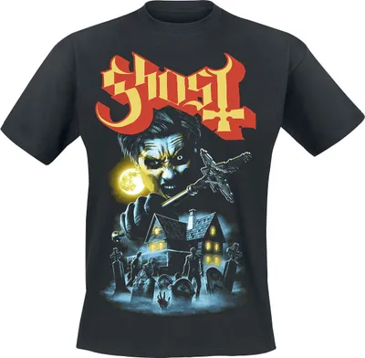 Produktbild von Ghost T-Shirt Herren By The Cemetery schwarz S