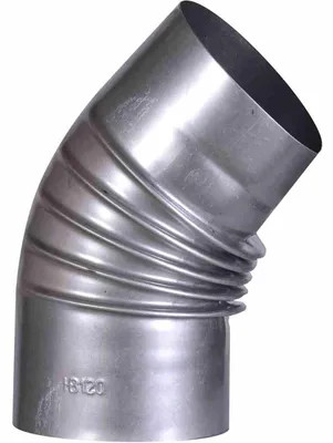 Image de FIREFIX Tube de poêle coudé 45° FALØ130mm sans porte
