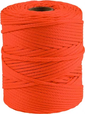 Produktbild von Polyester-Schnur 100m Kordel 4mm, PES Kordel Flechtschnur, Polyesterkordel, Farbe:feuerorange