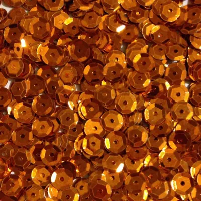 Produktbild von Oblique Unique 1400 Pailletten Konfetti gewölbt orange