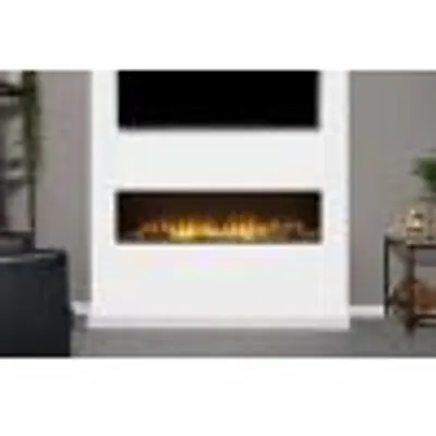 Produktbild von Adam Sahara Elektrokamin 51 Zoll für Media-Wall, vollständig eingebaut, 3D LED-Flammeneffekt, 1/2 kW Heizleistung, 7 Flammenfarben, Fernbedienung, Sch