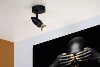 Obrázok produktu pre CARO - Stropné reflektory - Ø 9 cm - 1xGU10 - čierna