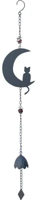 Immagine prodotto di Carillon gatto luna con perline 90 cm antracite - Louis Moulin