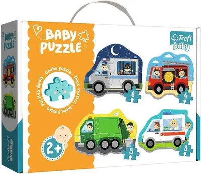 Produktbild von Trefl 36071, 6 Stück(e), Fahrzeuge, 2 Jahr(e)
