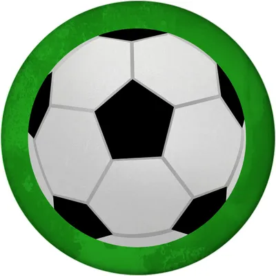 Produktbild von Retro Fußball Magnet rund