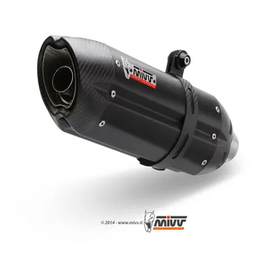 Produktbild von Mivv SPORT Schalldämpfer SUONO Komplettanlage 1x1 Steel Black für YAMAHA MT-125 BJ 2015 >