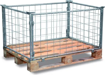 Produktbild von Variofit Palettenaufsatz Typ 62, verzinkt, Abmaße:1200x1000 mm, Nutzhöhe:405 mm