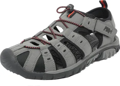 Produktbild von PDQ Herren Sandale / Trekking-Sandale DF555 (40,5 EU) (Grau/Rot)