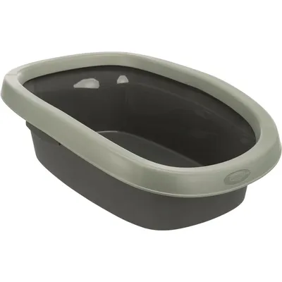 Produktbild von TRIXIE Carlo, Katze, Offene Katzentoilette, Grün, Grau, Kunststoff, 380 mm, 170 mm