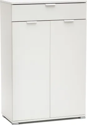 Immagine prodotto di Milani Home - armadietto con 2 ante e un cassetto per soggiorno cucina bagno fatto in Italia cm 75x38x112 h - Bianco