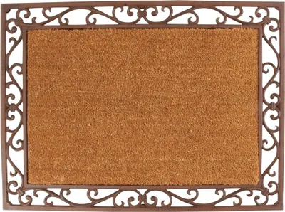 Image de Esschert Design Tapis de porte avec coco ; LH48