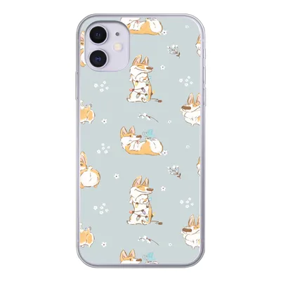 Obrázok produktu pre Kryt mobilného telefónu pre Apple iPhone 11 Vzor - Pes - Corgi - Chlapci - Dievčatá - Deti - Deti Silikónové mäkké puzdro