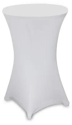 Produktbild von Stehtischhusse Stretch Weiß 70cm