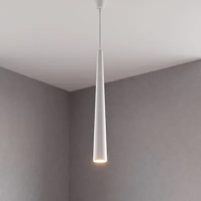 Produktbild von Pendelleuchte Modern "Quebeck" Weiß Metall Hängelampe Wohnzimmer Esszimmer Esstisch