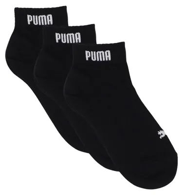 Produktbild von Puma - "Quarter" Socken für Herren/Damen Uni(3er-Pack) PP463 (35 EU - 38 EU) (Schwarz)