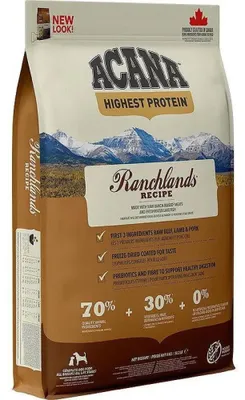 Obrázok produktu pre ACANA Highest Protein Ranchlands - suchá krmiva pre psov - 6 kg