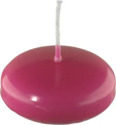 Produktbild von Schwimmkerzen Fuchsia Pink 32 x Ø 80 mm, 8 Stück