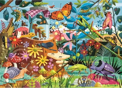 Productafbeelding van RAVENSBURGER Puzzel: Tuinavontuur met insecten, 60 stukjes