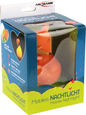 Zdjęcie produktu dla ANSMANN 4 KIDS - lampka nocna - LED - 0,16 W - żółte światło - lisek