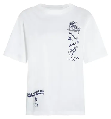 Produktbild von mavi Bedrucktes Kurzarm-T-Shirt mit Rundhals Größe: XS