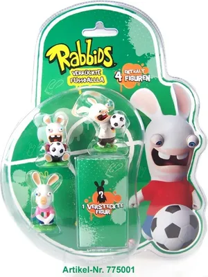 Produktbild von Raving Rabbids - verrückte Fussballla 4-Pack Set A