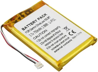 Immagine prodotto di Avizar, Garmin DriveLuxe 50 batteria agli ioni di litio da 3,7 V 750 mAh, bianco
