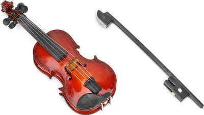 Produktbild von dreidimensionales dekoratives Kühlschrankaufkleber-Zubehör in Lindenholz-Geigenform