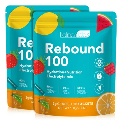 Produktbild von Elektrolyte Pulver Drinks Mix Hydration Nutrition Ohne Zucker 0 Kalorien Vegan 30Packets
