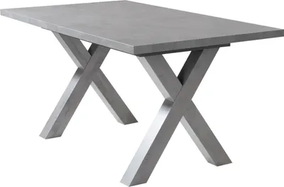 Produktbild von Esstisch - Graphit Nachbildung - 160 x 90 cm - ausziehbar