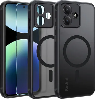 Zdjęcie produktu dla Etui do Xiaomi Redmi Note 14 4G do MagSafe MATT CASE WZMACNIANE Szkło 9H