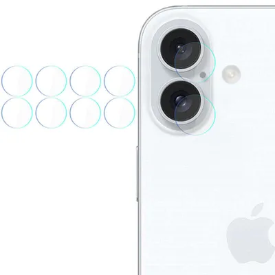 Productafbeelding van 3MK Lensbescherming, Apple, iPhone 16, Stootvast, Krasbestendig, Transparant, 4 stuks