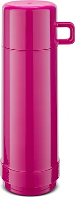 Produktbild von ROTPUNKT Isolierflasche JESPER I 0,75 ltr. - Glaseinsatz I geschmacksneutral -hochwertig, Thermoflasche mit Griffbecher - raspberry