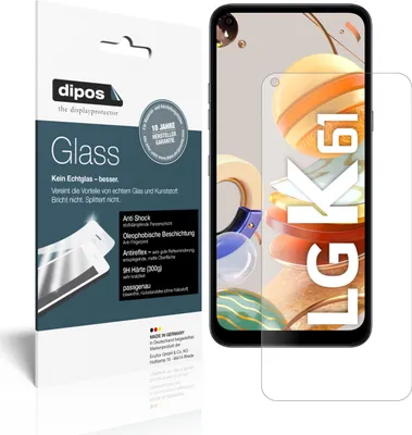 Zdjęcie produktu dla 2x folia ochronna do LG K61 matowa - folia antywstrząsowa 9H dipos Glass szkło plastikowe