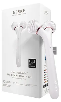 Produktbild von Geske SMART APP GUIDED 4 in 1 sonic Gesichtsroller #weiß 1 u