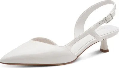 Produktbild von Tamaris Vegan Damen Pumps Slingback Queenie 1-29521-46, Größe:38 EU, Farbe:Weiß