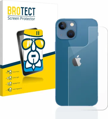 Produktbild von BROTECT Schutzglas für Apple iPhone 13 mini (Rückseite) Schutzfolie Panzer Folie Glas Display Schutz klar