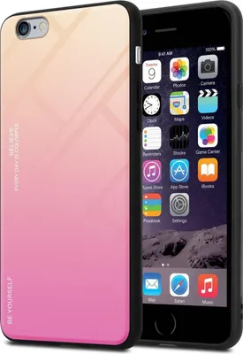 Immagine prodotto di Cadorabo Custodia per Apple iPhone 6 PLUS / 6S PLUS Custodia protettiva in nero Custodia per cellulare Custodia in TPU Custodia Cover Custodia in vetro temperato