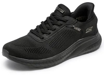 Immagine prodotto di Scarpe da ginnastica Skechers Bobs Squad Chaos Current Muse da donna, in tessuto nero, taglia 38.5 EU