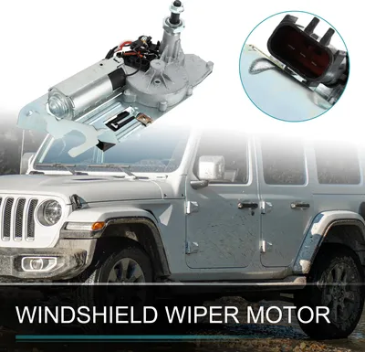 Image de Moteur D'Essuie-Glace No.55156278Aa Pour Voiture Moteur D'Essuie-Glace Arrière De Remplacement Pour Jeep Wrangler 2003-2006 3 Broches