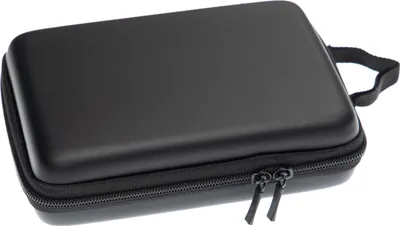 Produktbild von vhbw Tasche kompatibel mit Nintendo 2DS Spielekonsole - Schutzhülle, Tragetasche + Trageschlaufe mit Karabinerhaken, schwarz