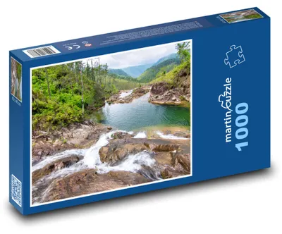 Obrázek produktu pro Puzzle 1000 Řeka s peřejemi a vodopády - martinpuzzle
