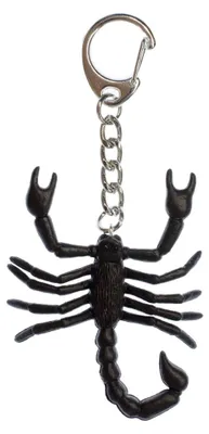 Produktbild von Skorpion Schlüsselanhänger Miniblings Sternhzeichen Anhänger Halloween schwarz