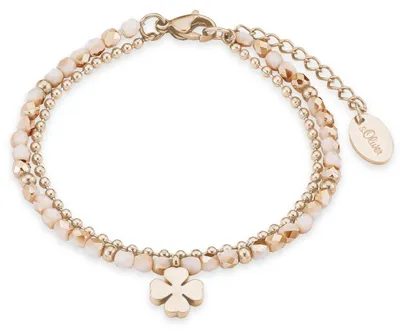 Produktbild von S.Oliver Damen Armband IP Rose mit Kleeblatt 2018361